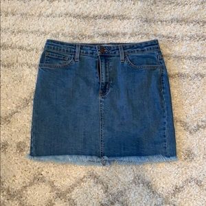 Lulu’s stretch jean skirt